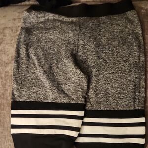 Bombshell Sportswear Gray and Black Leggings